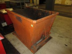 Self Dumping Hopper. Self Dumping Hopper, 36"w x 30"d. HIT# 2179842. Loc: main floor. Asset