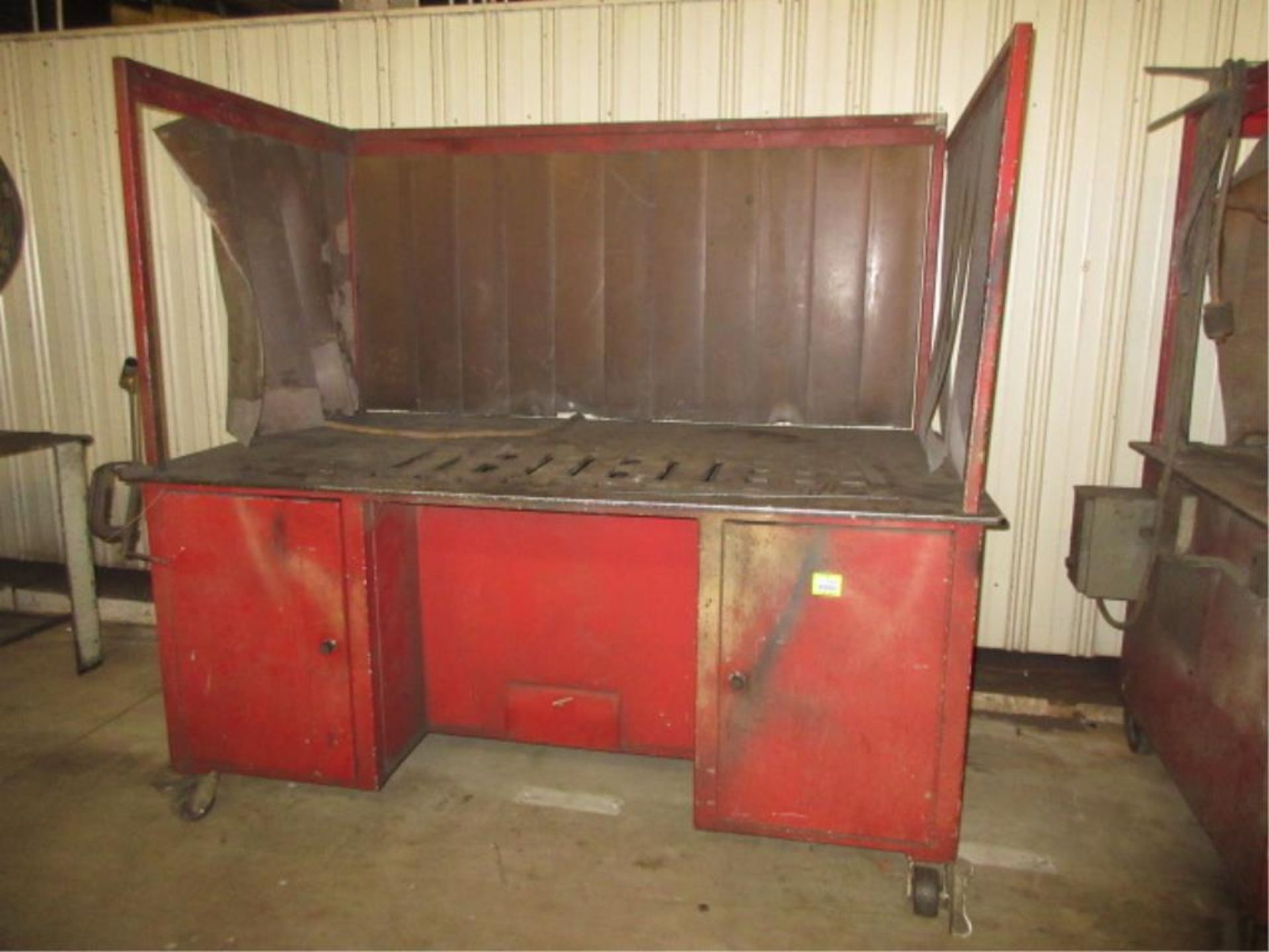 Downdraft Table. Mobile Downdraft Table. HIT# 2179066. Loc: main floor. Asset Located at 430 West