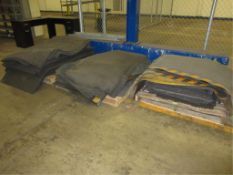 Floor Mats. Lot Assorted Rubber Floor Mats, on three pallets. HIT# 2179081. Loc: main floor. Asset