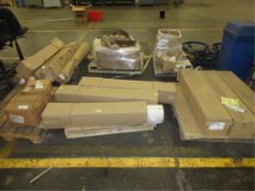 Shop Supplies. Lot Assorted Shop Supplies, includes (11) rolls of sheeting plastic, (2) boxes of