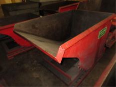 Self Dumping Hopper. Self Dumping Hopper, 36"w x 30"d. HIT# 2179840. Loc: main floor. Asset