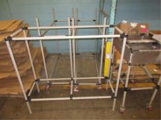 Creform Stands. Lot (5pcs) Assorted Creform Stands. HIT# 2179049. Loc: main floor. Asset Located