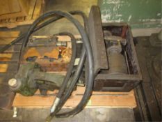 Shop Equipment. Lot Shop Equipment, includes (1) dividing head , (3) assorted cylinders & (1) Deming