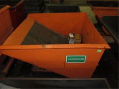 Self Dumping Hopper. Self Dumping Hopper, 53"w x 31"d. HIT# 2179837. Loc: main floor. Asset