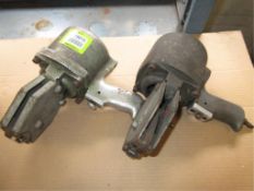 Air Crimping Tools. Lot of (2) Air Crimping Tools. HIT# 2179015. Loc: main floor. Asset Located at