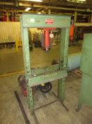 Shop Press. Carolina CBP 1200 H-Frame Shop Press, 50-ton capacity. HIT# 2179812. Loc: main floor.