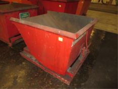 Self Dumping Hopper. Self Dumping Hopper, 36"w x 24"d. HIT# 2179847. Loc: main floor. Asset