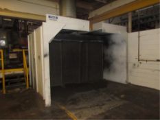 Paint Booth. Global Finishing Solutions Paint Booth, approx. 14'w x 5'd, nothing included above