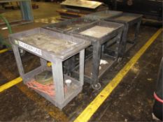 Poly Shop Carts. Lot of (5) Poly Shop Carts. HIT# 2179083. Loc: main floor. Asset Located at 430