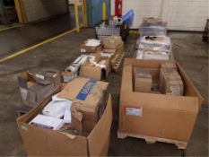 Labels & Shipping Supplies. Lot Assorted Labels, Plastic Wrap & Packaging Supplies, all on 10