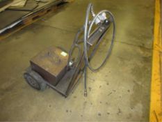 Hydraulic Pump Unit. Enerpac Hydraulic Pump, with cart. HIT# 2179096. Loc: main floor. Asset Located