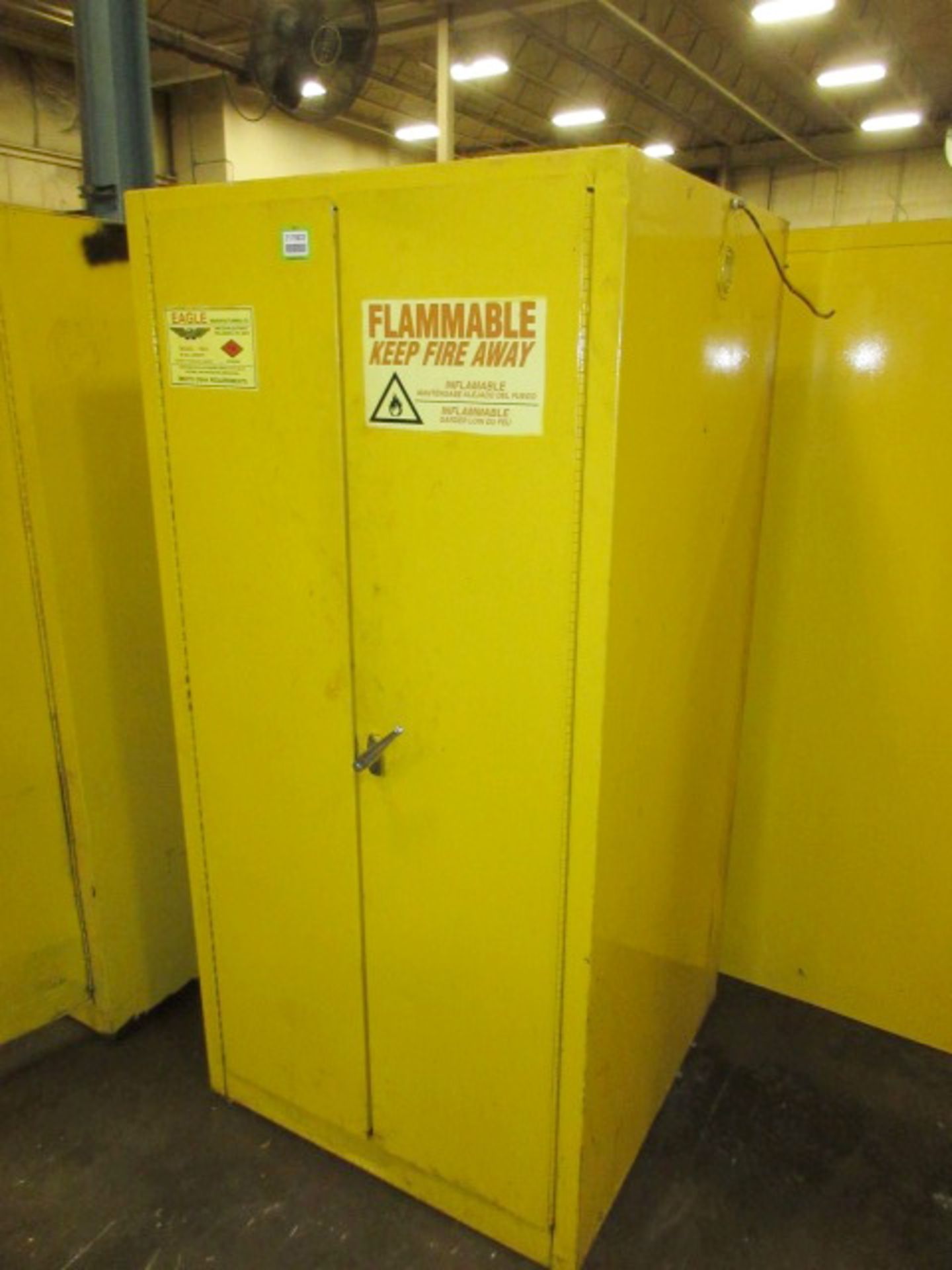 Flammable Cabinet. Eagle 1962 Flammable Liquid Storage Cabinet, 60-gallon capacity, 31.5"w x 31.5"