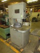 Bandsaw. Grob NS 18 Bandsaw, with attached blade welder, 230vac. SN# 1449. HIT# 2179806. Loc: main