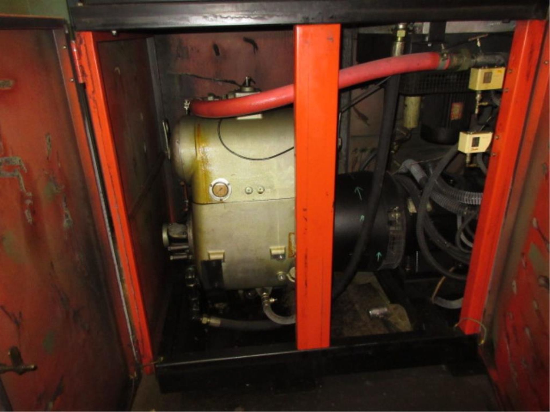 Air Compressor. Mattei EMS 500 50-HP Rotary Vane Air Compressor, sound enclosure, hours showing - Image 3 of 3