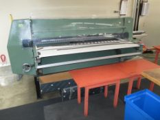 Tie Seaming Machine. Liba Type 16 Tie Seaming Machine, 3 seconds per Tie. HIT# 2174233. Front