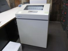 Printronix Line Matrix Printer. HIT# 2174472. Back Production Line. Asset Located at 2901 Salinas