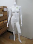 Female Mannequin with Stand. HIT# 2174455. Back Production 2nd Floor. Asset Located at 2901 Salinas