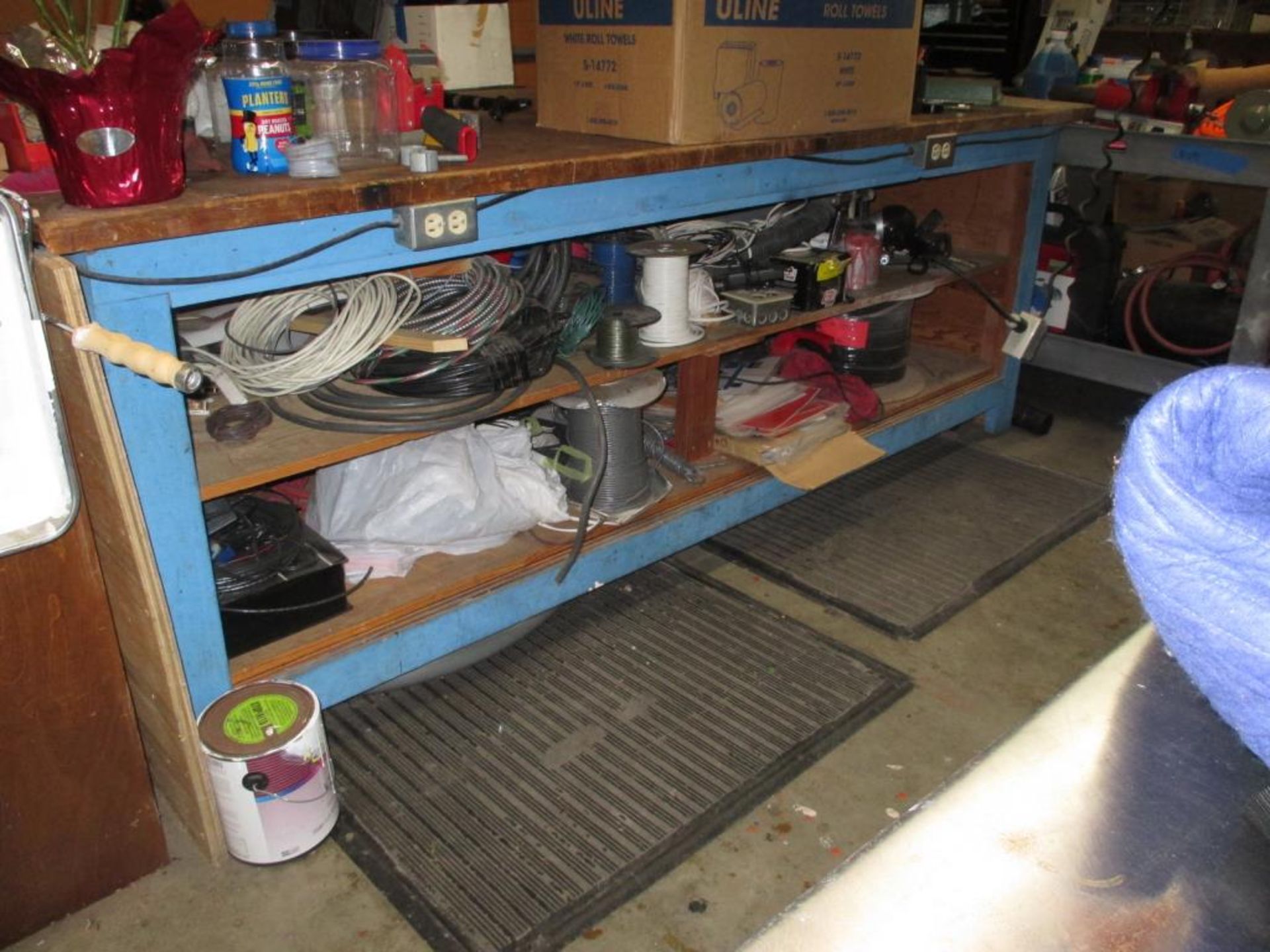 Maintenance Shop Supplies. Maintenance Shop Supplies including Work Table with Power, Shut Off - Image 5 of 5