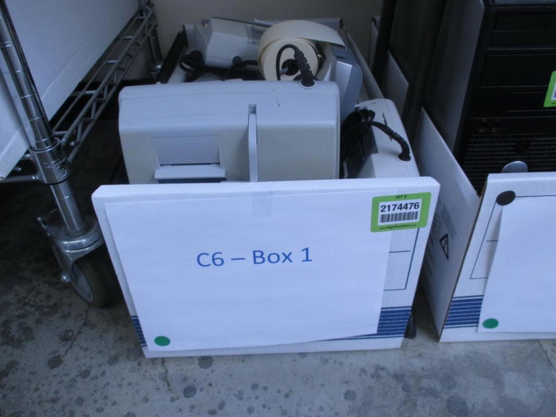 Lot: Approx. (8) Various Adding Machines. HIT# 2174476. Front Production C6 - Box 1. Asset Located