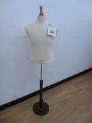 Mannequin Stand with Male Shirt Form. HIT# 2174459. Back Production 2nd Floor. Asset Located at