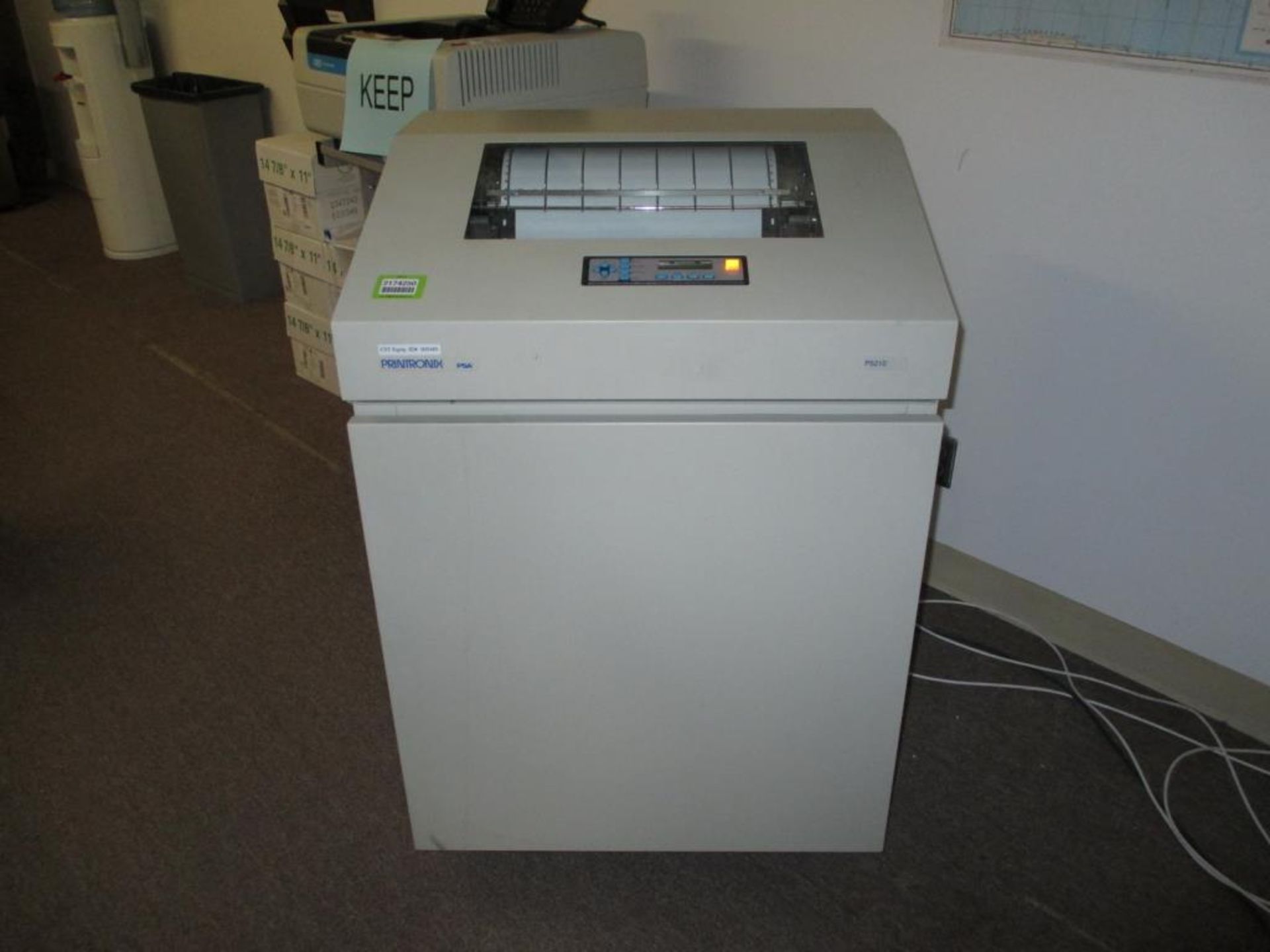 Cabinet Line Matrix Printer. Printronix P5215 1500 LPM Cabinet Line Matrix Printer, Maximum - Image 2 of 11