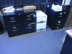 Hon Lot: Qty ( 20) Two Drawer File Cabinets. HIT# 2174467. Back Production Line. Asset Located at