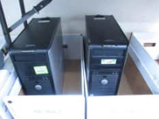 Dell Optiplex Lot: Qty (2) PC Tower Workstations.