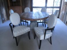 Lot: Qty (6) Upholstered Chairs. HIT# 2174441. Front Office. Asset Located at 2901 Salinas Hwy.,