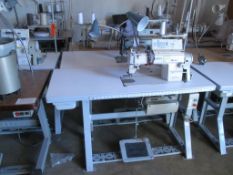 Three Sewing Machines. Juki Lot: Qty (2) DDL-5550N-7 1-Needle Lockstitch Reverse Industrial Sewing