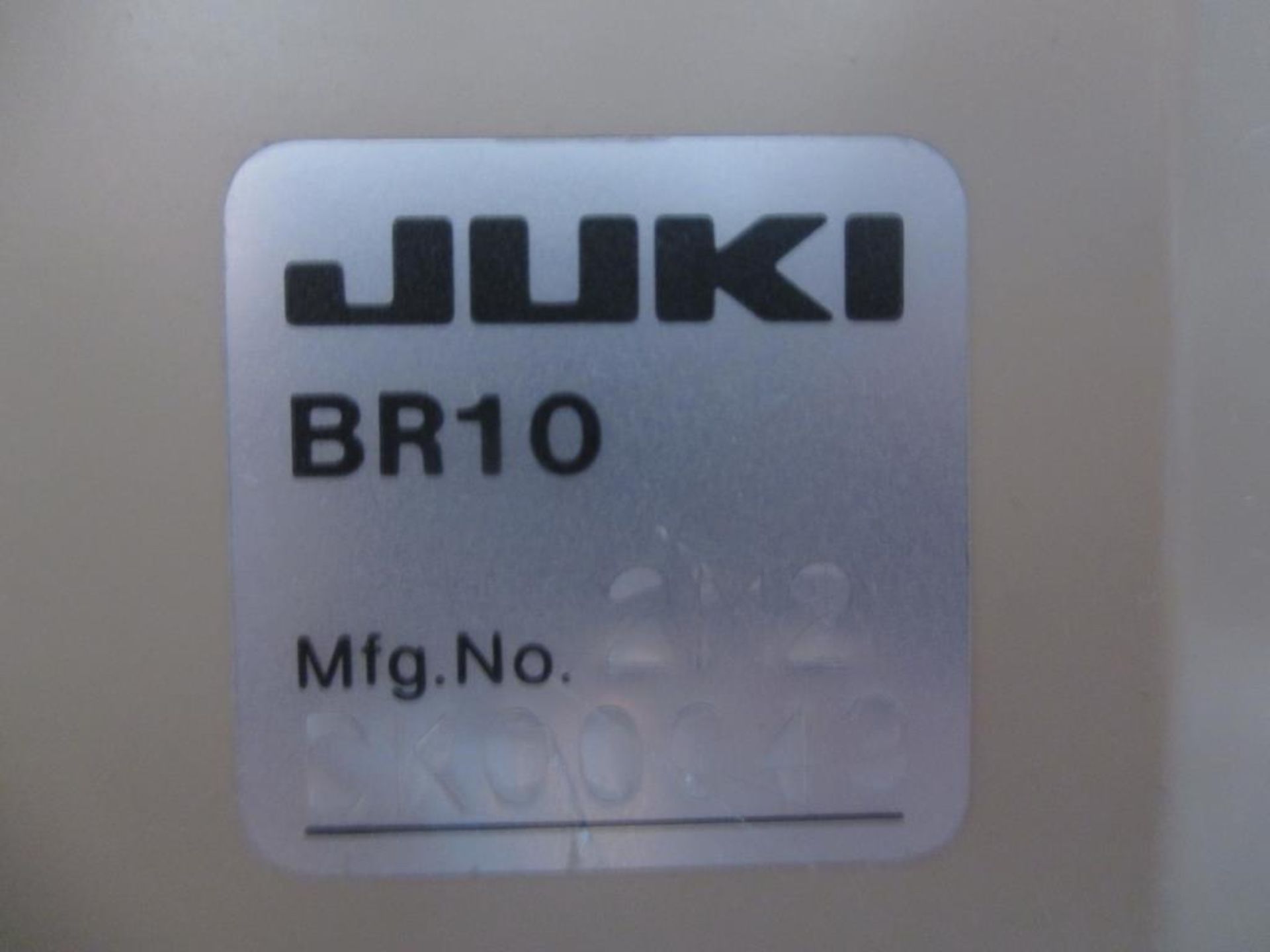 Chainstitch Button Sewing Machine. Juki BR-10 Computer-controlled, Dry-head, High-speed, Single- - Image 4 of 7