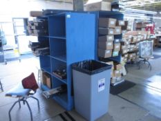 Fabric Holding Wooden Bins. Lot: Qty (8) Fabric Holding Wood Bins, (24 Total Compartments, NO FABRIC