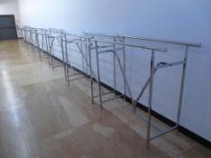 Lot: Qty (7) Clothes Racks. HIT# 2174392. 2nd Flr Back Production Line. Asset Located at 2901