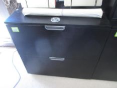 Combo Wood File Cabinet, 2 drawer. HIT# 2174422. Front Office. Asset Located at 2901 Salinas Hwy.,