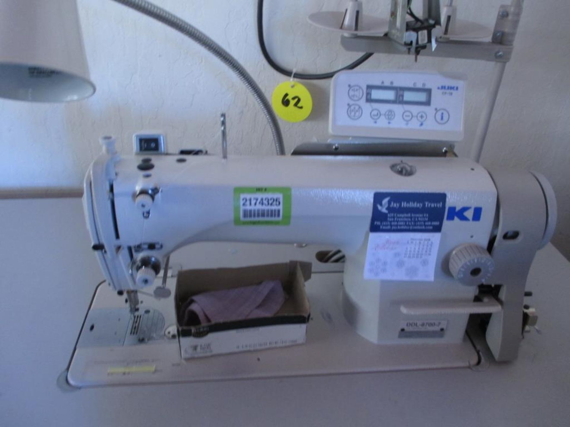 Juki DDL-8700-7 Computerized Sewing Machine . Industrial Straight Stitch Sewing Machine with CP-18 - Image 2 of 6