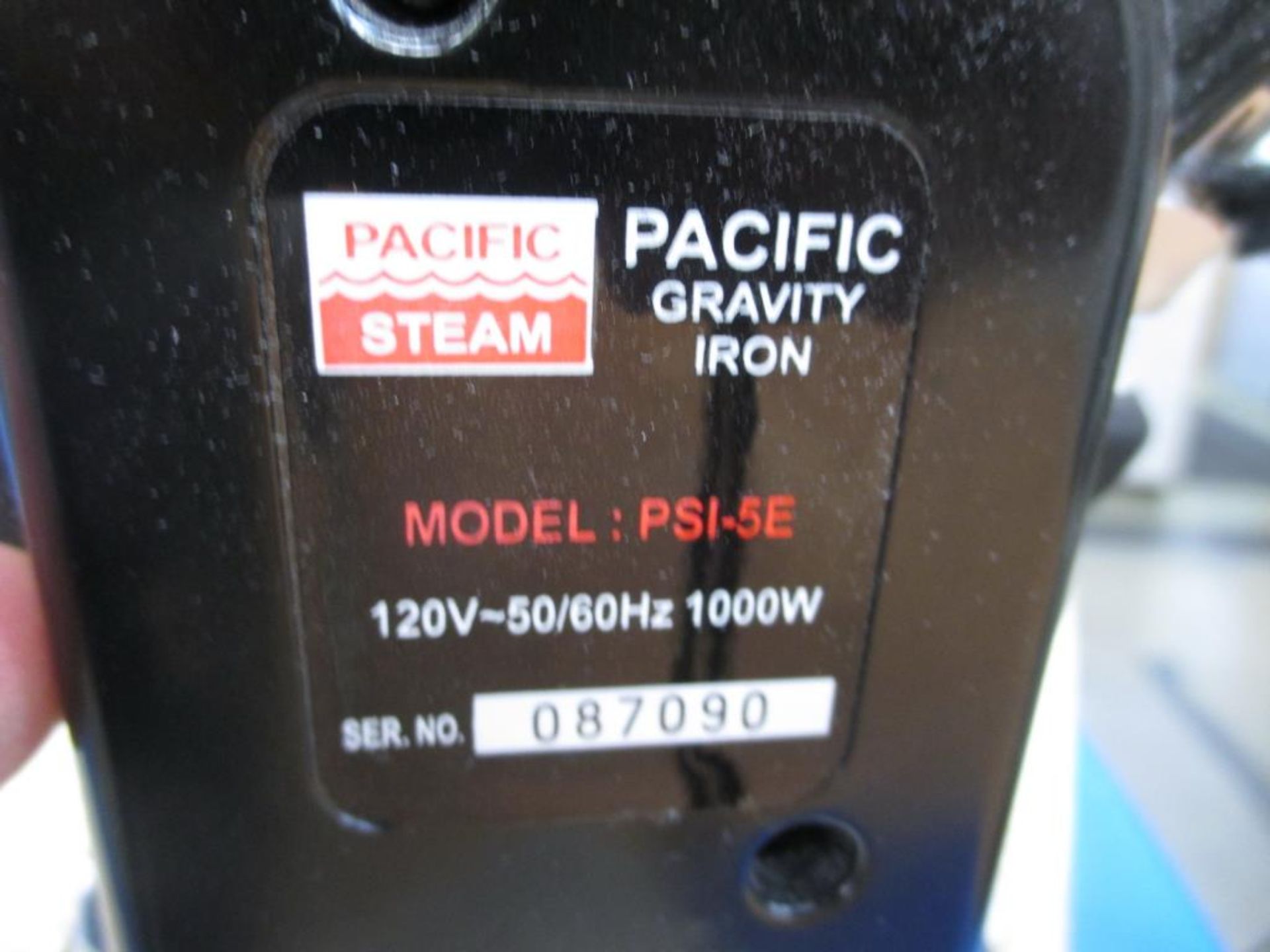 Iron Press Board. Vaporpress 522000002 Iron Press Board with Pacific Steam model PSE-5E Iron. SN# - Image 5 of 6