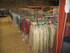 Clothes Rack . Lot: Qty (20) Clothes Racks, Double Sided Hanging, approx. 50"H x 25"W x 5'L (Racks