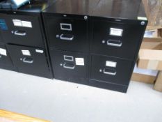 Hon Lot: Qty (6) Vertical File Cabinets. HIT# 2174446. Front Office. Asset Located at 2901 Salinas