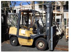 Yale GL0090LIN9BV1 Propane Forklift, 9000lb Capacity.