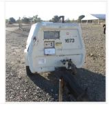 Ingersoll Rand 18720 Portable Air Compressor, 4cyl gas, Yr. 1982. SN# 114701U80901. Asset# 110374.