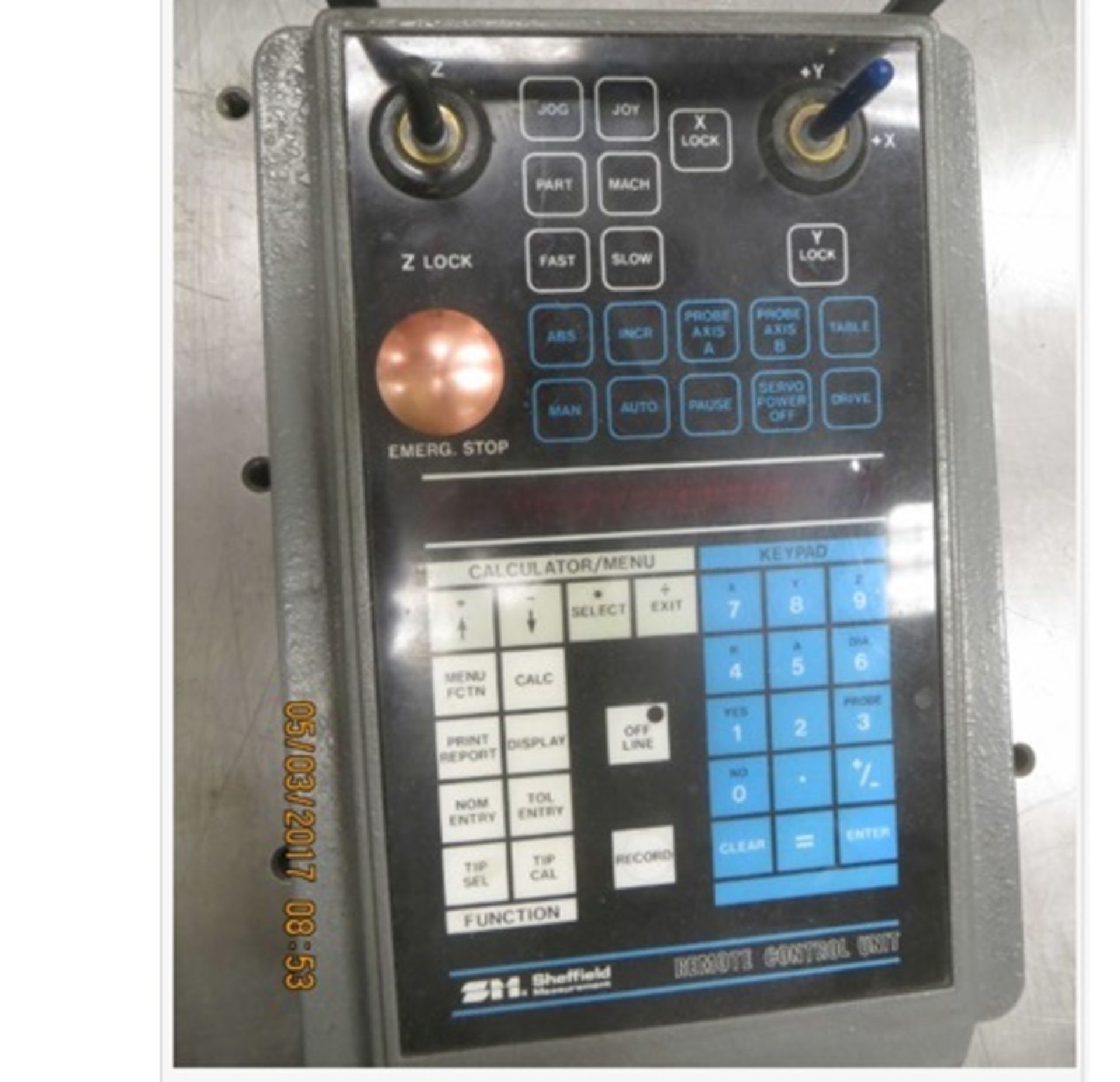 Sheffield Measurement Division RS-150 Coordinate Measuring Machine, Yr 1987. SN# A-0075. Asset# - Image 3 of 4