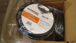 Extension Cords. Lot: 90 Total (45 Boxes - 2 ea.) Generac pn# 0061121-1 20ft, 30A Power Distribution