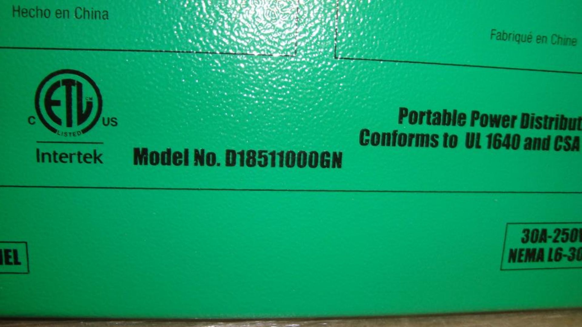 Power Distribution Center. Lot: (1 skid/24 per skid) Power Tech Model D18511000GN Indoor- Outdoor - Image 3 of 13