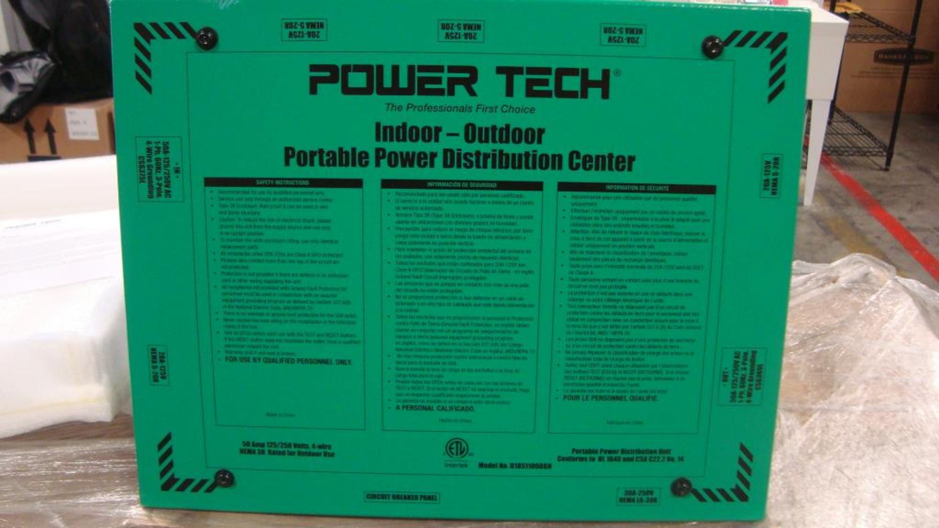 Power Distribution Center. Lot: (1 skid/24 per skid) Power Tech Model D18511000GN Indoor- Outdoor - Image 2 of 12