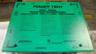 Power Distribution Center. Lot: (1 skid/20 per skid) Power Tech Model D18511000GN Indoor- Outdoor