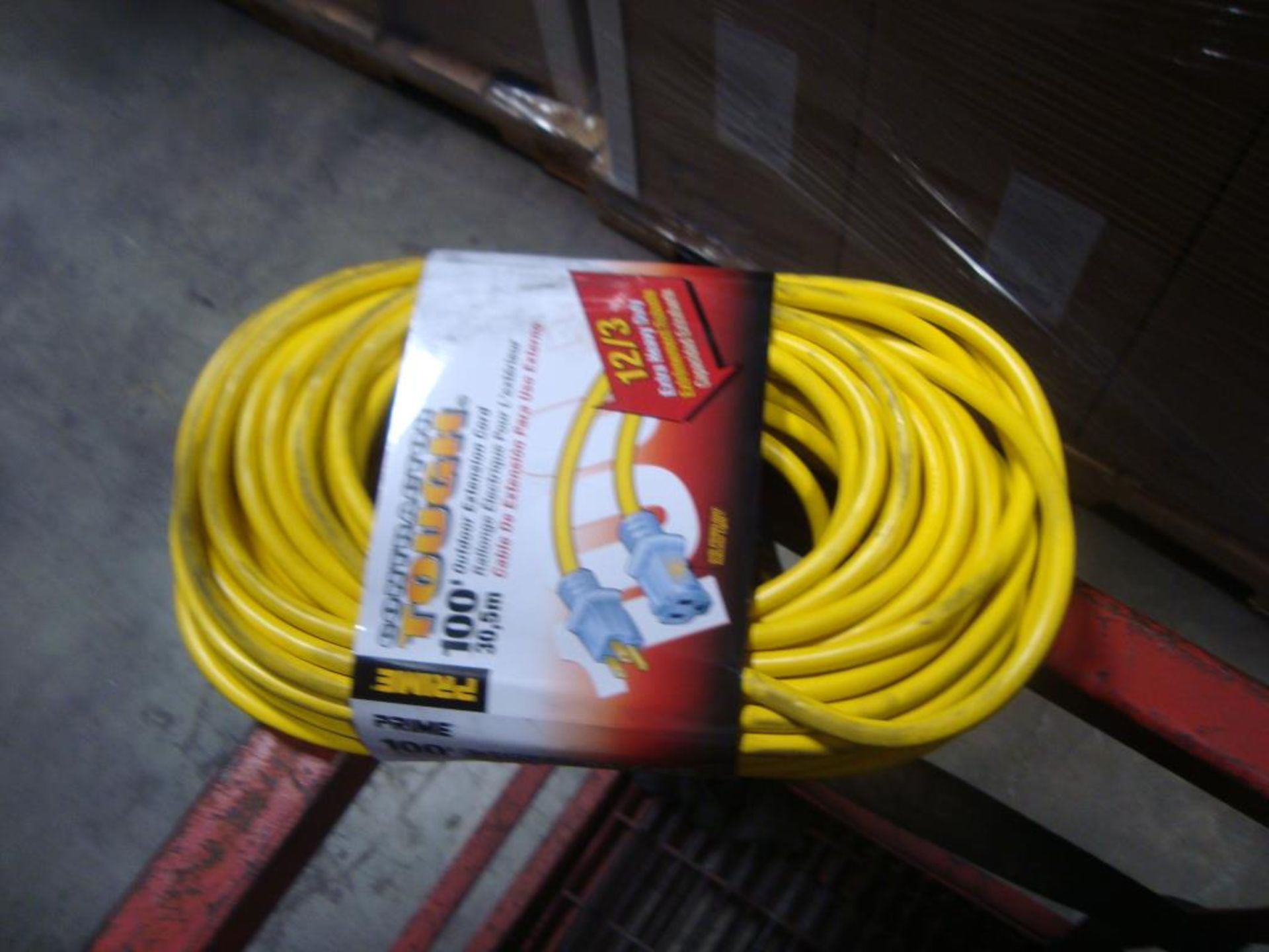 Extension Cords. Lot: 144 Total (48 Boxes- 3 ea.) Prime Wire & Cable pn# EC511835 Contractor Tough