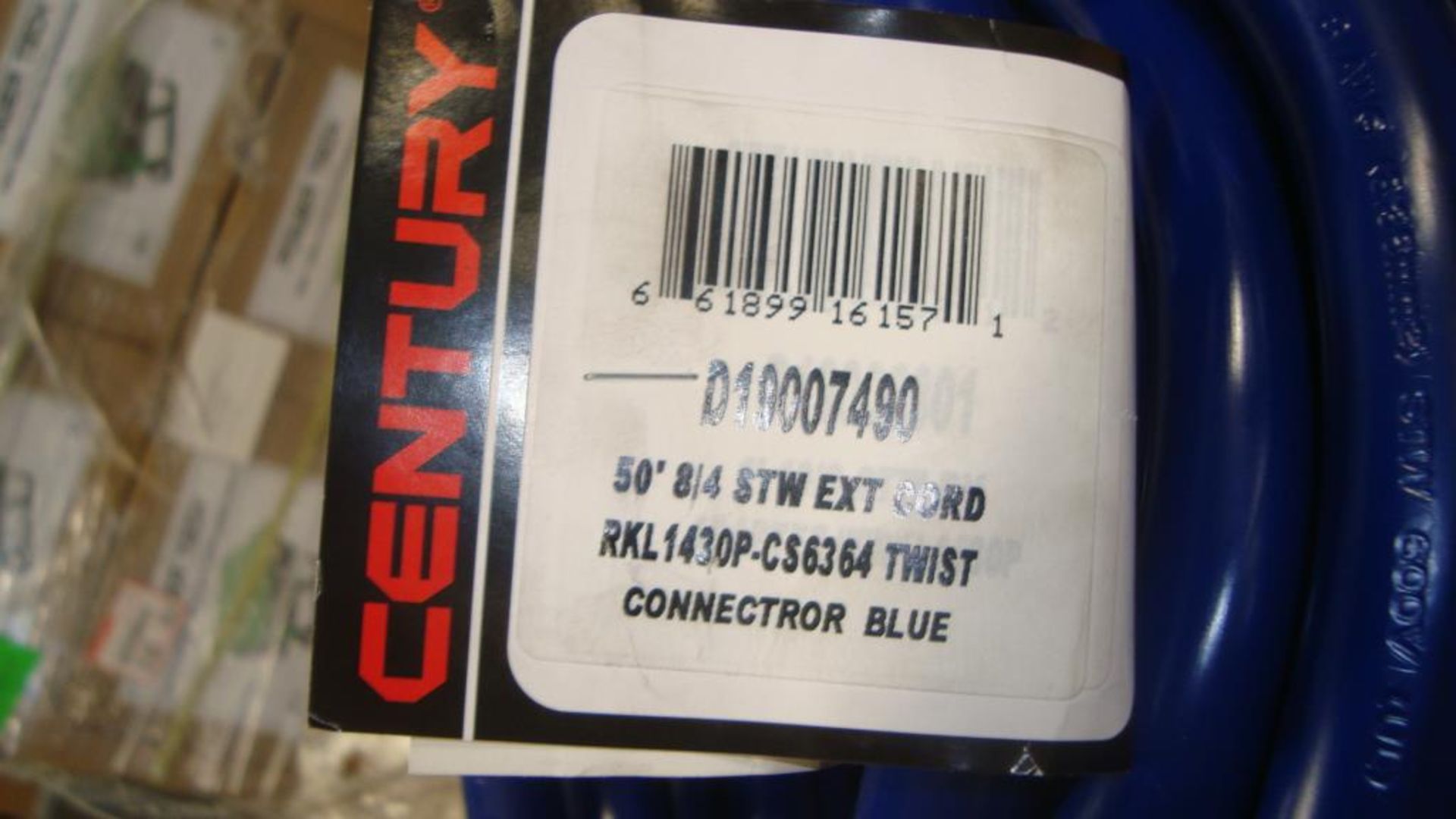 Extension Cords. Lot: 42 Total (21 Boxes-2 ea.) Century Wire & Cable pn# D19007490 50ft Generator to - Image 6 of 8