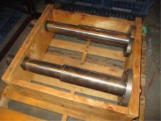 Turret Shafts; Lot: (2) 3" Turret Shafts. HIT# 2222946. Loc: B25-Row04 Asset located at 64 Maple