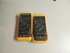 Fluke 87 Tester; Lot: (2) Fluke 87 true RMS multimeter. HIT# 2192415. Loc: 901 cage. Asset Located