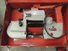 Milwaukee 6230 Saw; heavy duty deep cut band saw, 120v. HIT# 2192437. Loc: 901 cage. Asset Located