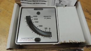 Dwyer 480 Meter; Lot: (2) vaneometer air velocity meter. HIT# 2226553. Loc: 710. Asset Located at 64